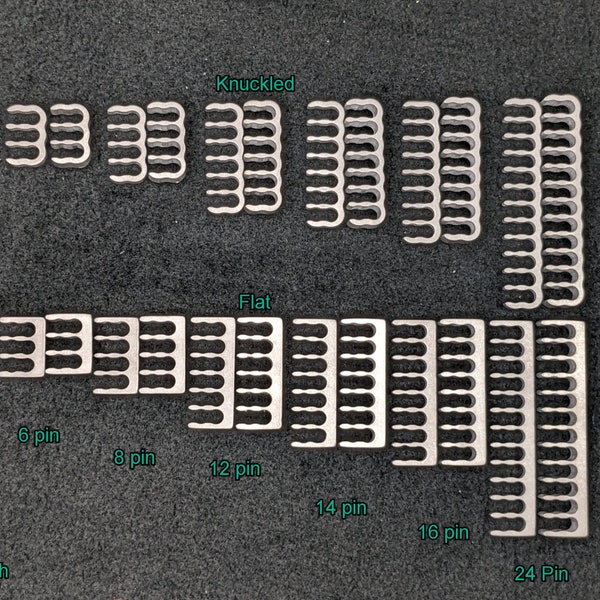 1/8in Flat Aluminum Cable Combs | Custom PC Cable Management