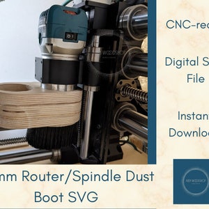 65mm Router/Spindle Dust Boot SVG