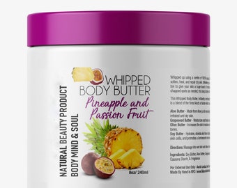 Pineapple & Passion Fruit Whipped Body Butter