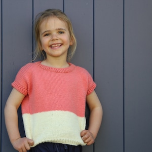 Bicolor Knitted sweater from India