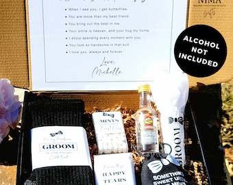 Personalized Gift for Groom |Wedding Day Gift for Groom | Bride to Groom Gift | Wedding Morning Gift Box