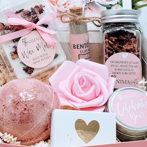 Birthday Gifts For Her, Birthday Box Personalized Spa Gift Set For Women, Women Gift Box, BFF Best Friend Gift, Pamper Gift-SBGB018