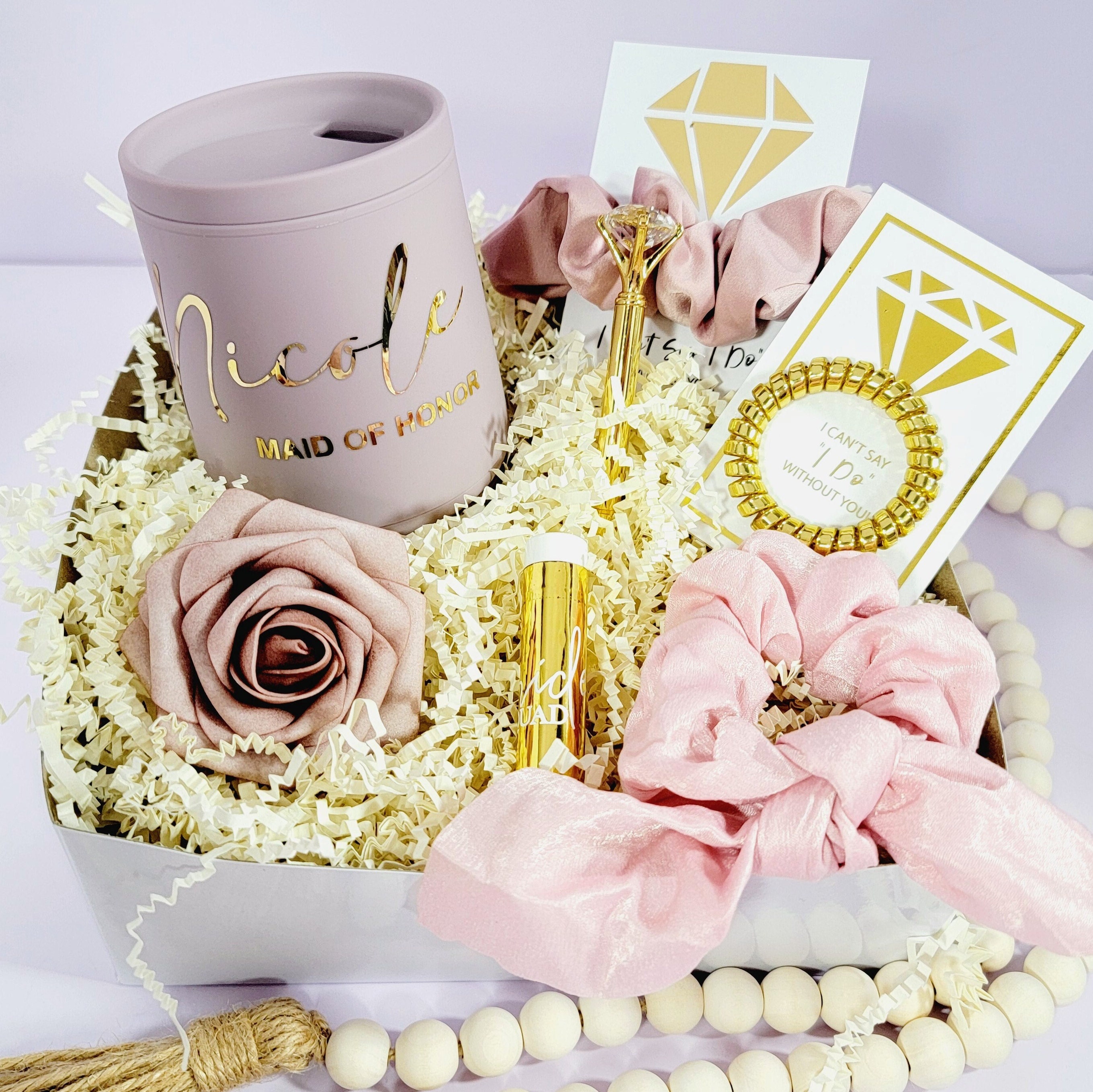 Custom Bridesmaid Tumbler for Bridesmaid Boxes