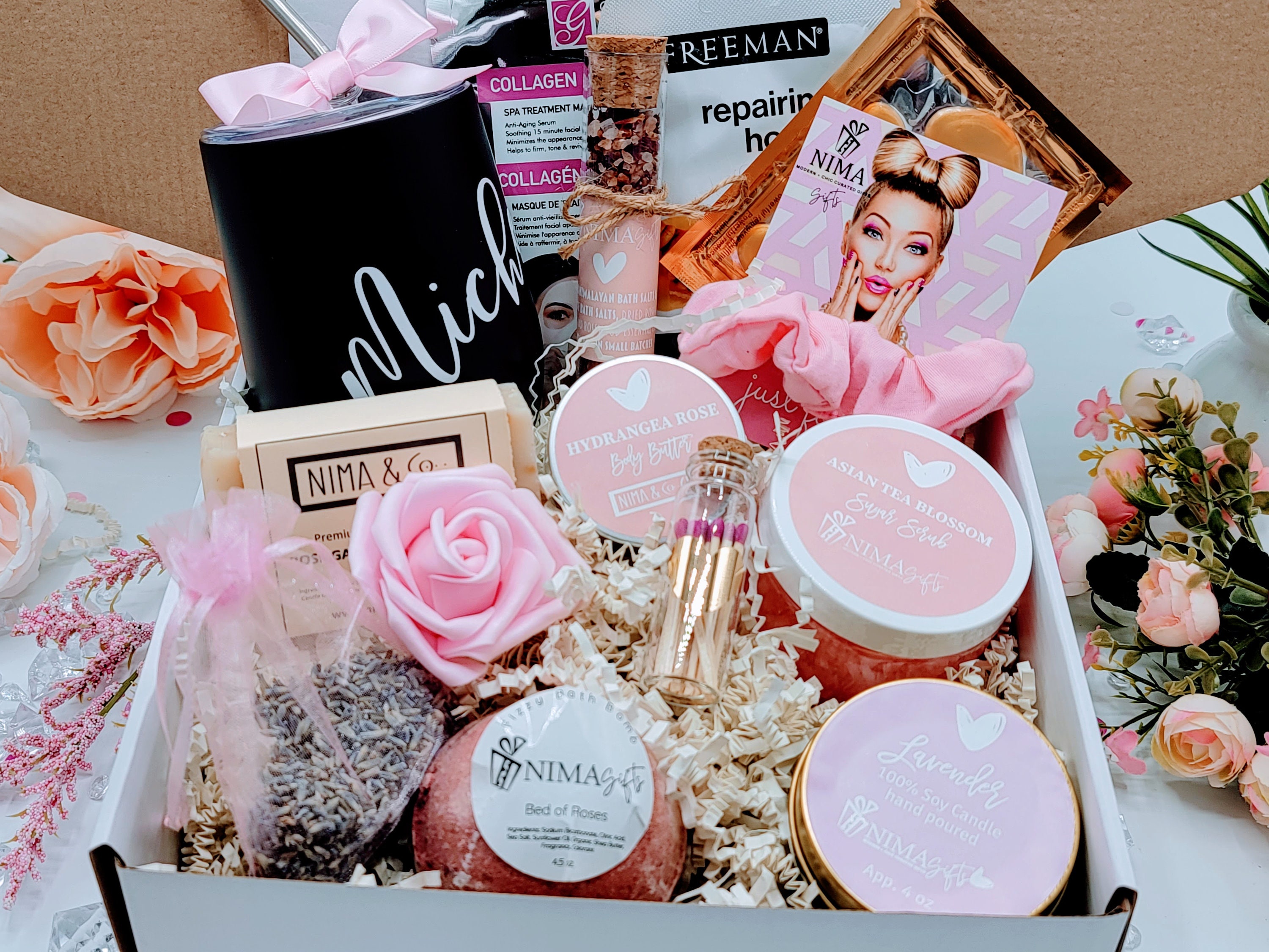 Birthday Care Package for Her, Birthday Gift for Her, Happy Birthday Box,  Women's Birthday Box, Thinking of You Gift Box for Mom 032 