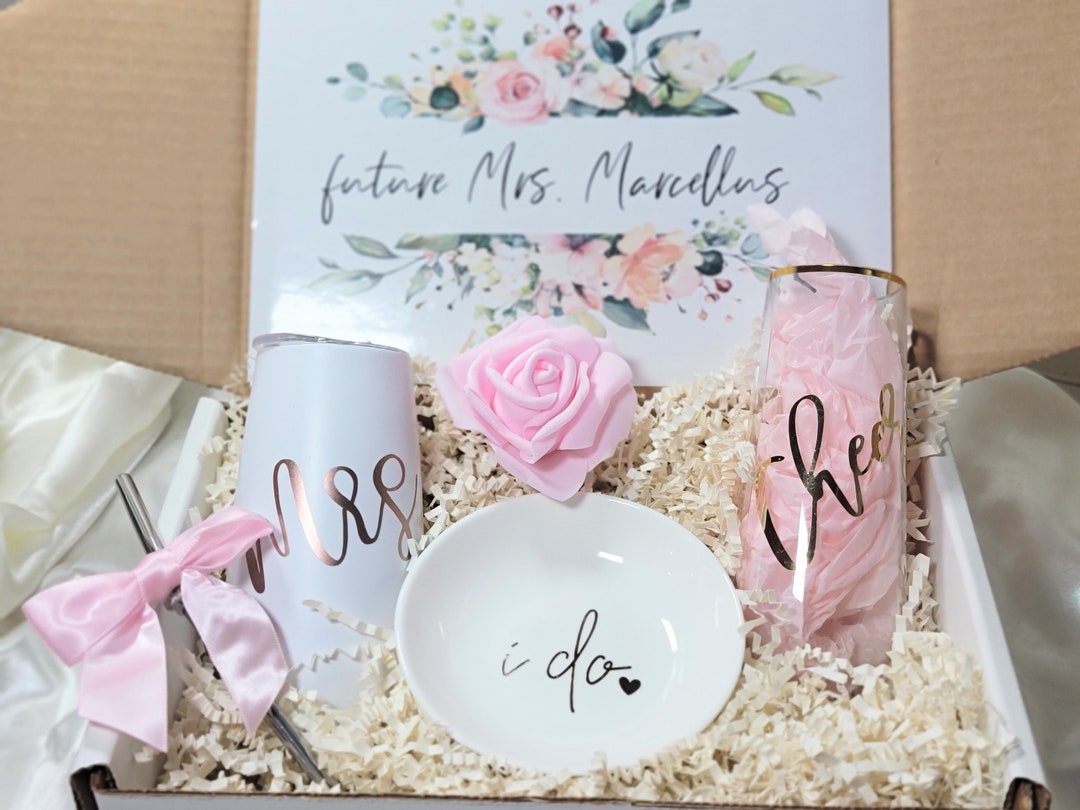 Future Mrs Personalized Bride Gift Box Set Bride Engagement Gift Box ...