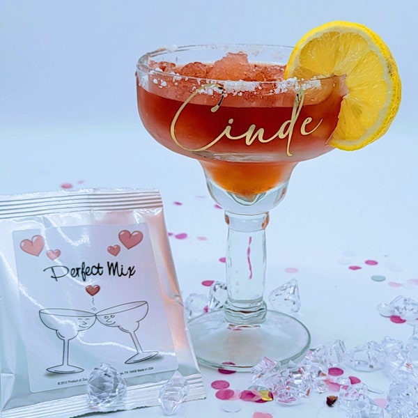 Personalized Margarita Glass Etsy