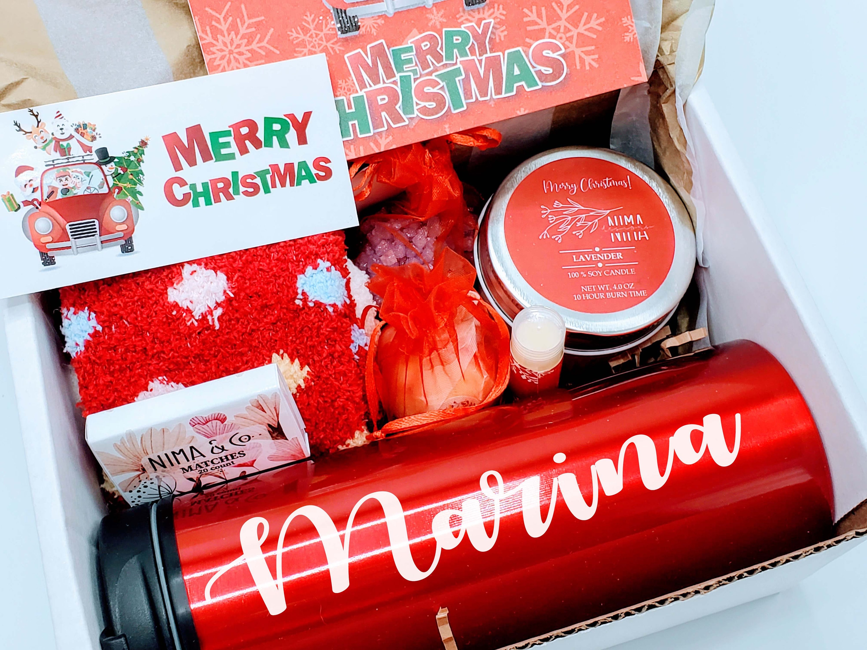 Christmas Gift Box For Women Spa Gift Set Christmas Gift Basket Best Friend Gift Csb2