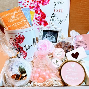 Pregnancy Gift Basket, Gifts for Expecting New Moms, Postpartum Care Package, Baby Shower Gift, New Mom Gift Box,Pregnancy Gifts - MTGB12