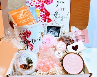 Pregnancy Gift Box, Mommy To Be, Spa & Tea Gift Set