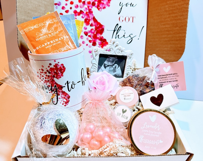 Pregnancy Gift Basket, Gifts for Expecting New Moms, Postpartum Care Package, Baby Shower Gift, New Mom Gift Box,Pregnancy Gifts - MTGB12