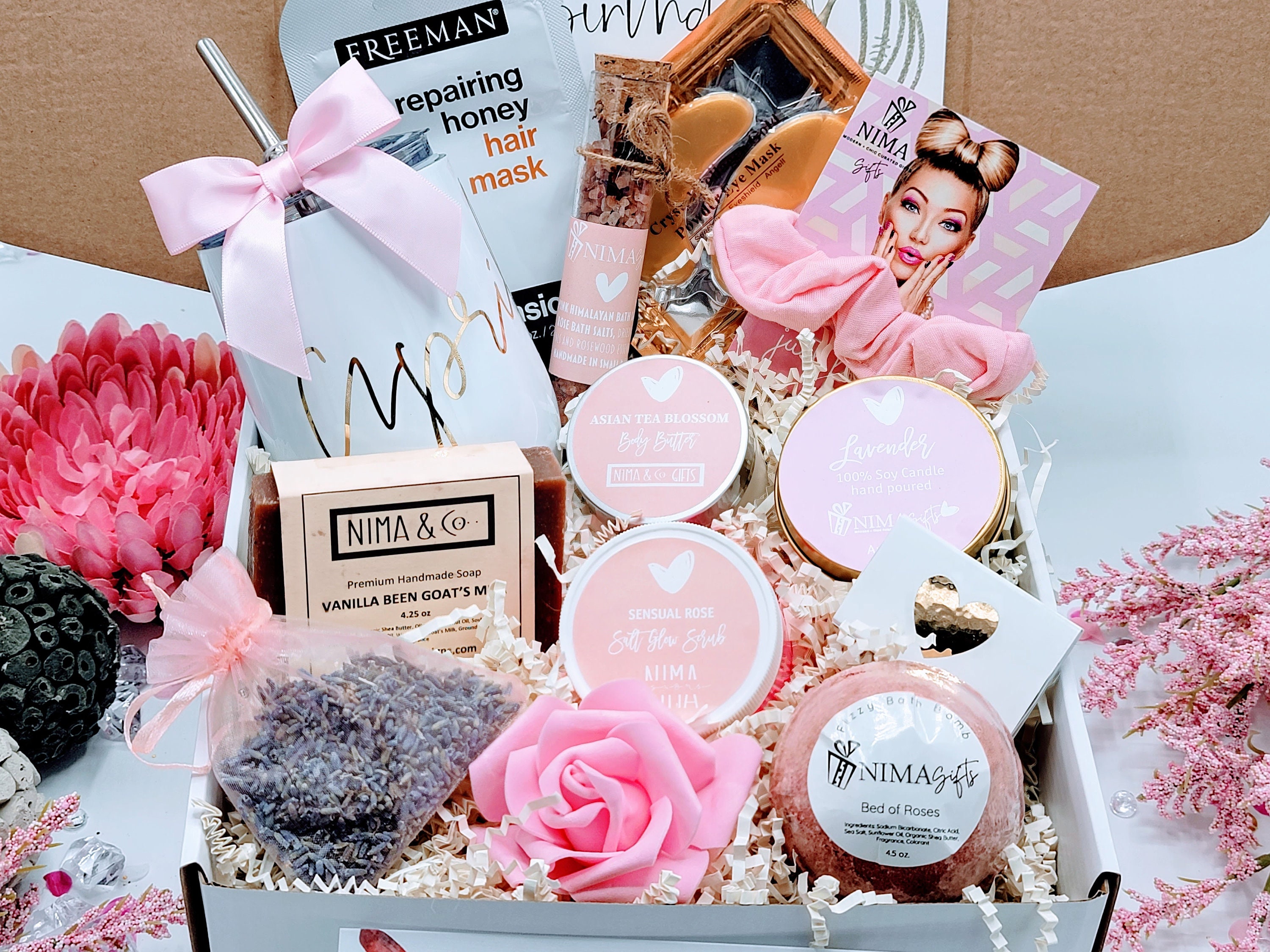 Spa Birthday Gift Box for Women Birthday Gifts for Her Spa 