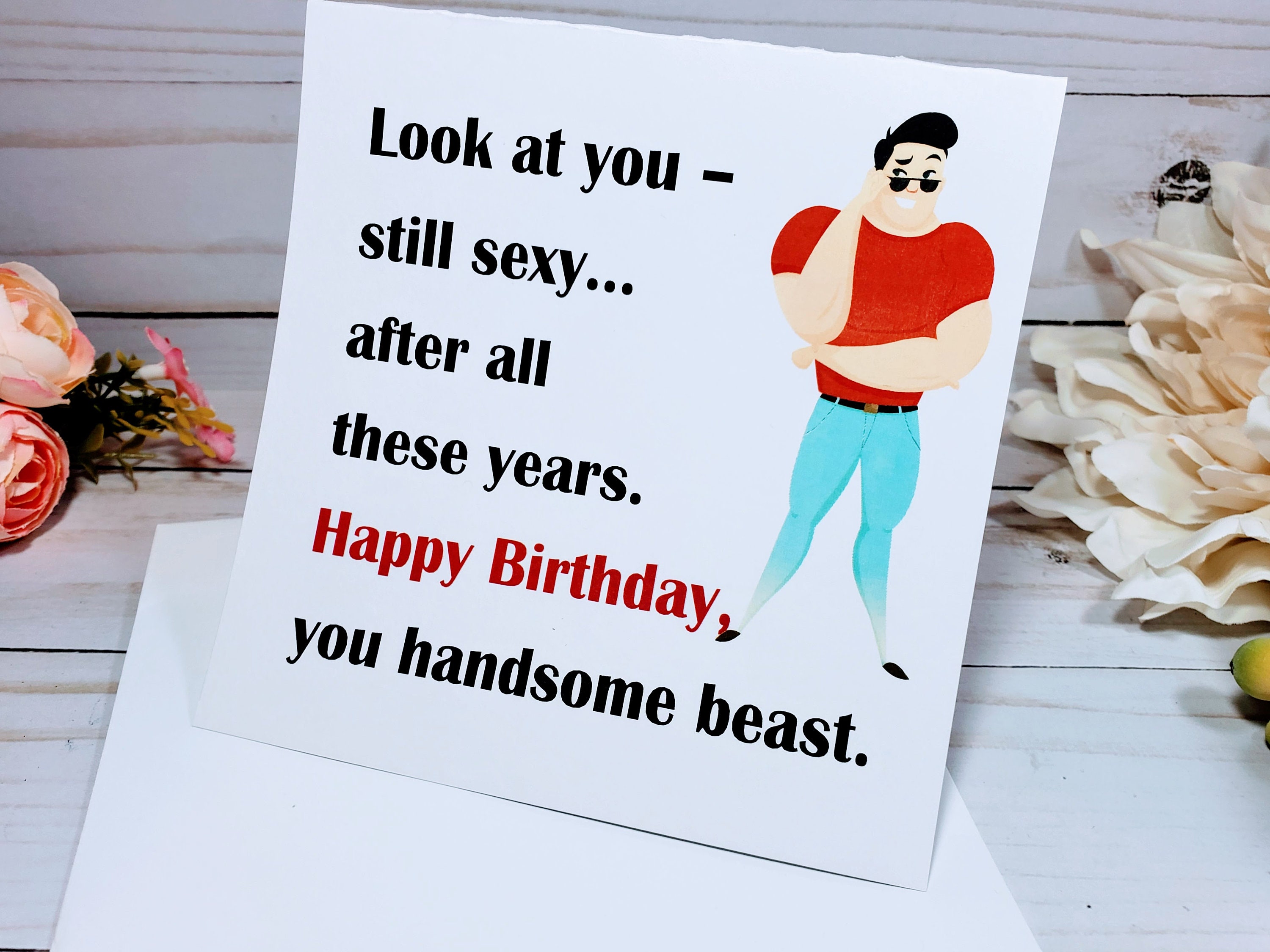personalized birthday card for husband