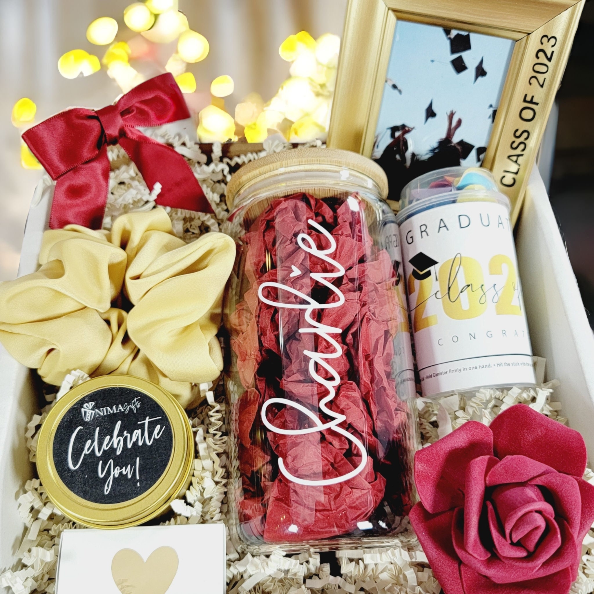 GiftAmaz 2023 Graduation Gifts Set for Her, Congrats Grad Gift Basket Set  Include Coffee Mug, Keycha…See more GiftAmaz 2023 Graduation Gifts Set for