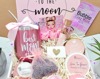 Mothers Day Gifts for Mom, Happy Birthday Gift Box, Spa Gift Set for Mom, Mother In Law Gift, Gift Ideas for Her, Best Mom Gifts - MDGB002