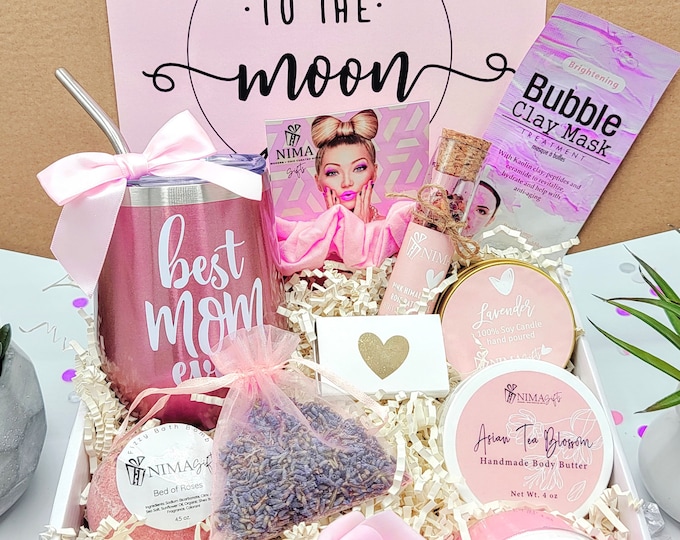 Mothers Day Gifts for Mom, Happy Birthday Gift Box, Spa Gift Set for Mom,  Mother In Law Gift, Gift Ideas for Her, Best Mom Gifts - MDGB002