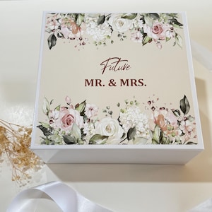 Unique Engagement Gifts for Couple, Couples Engagement Gift Box For Best Friends, Wedding Gift Basket, Future Mr and Mrs Gift Set -EGFC03 image 5