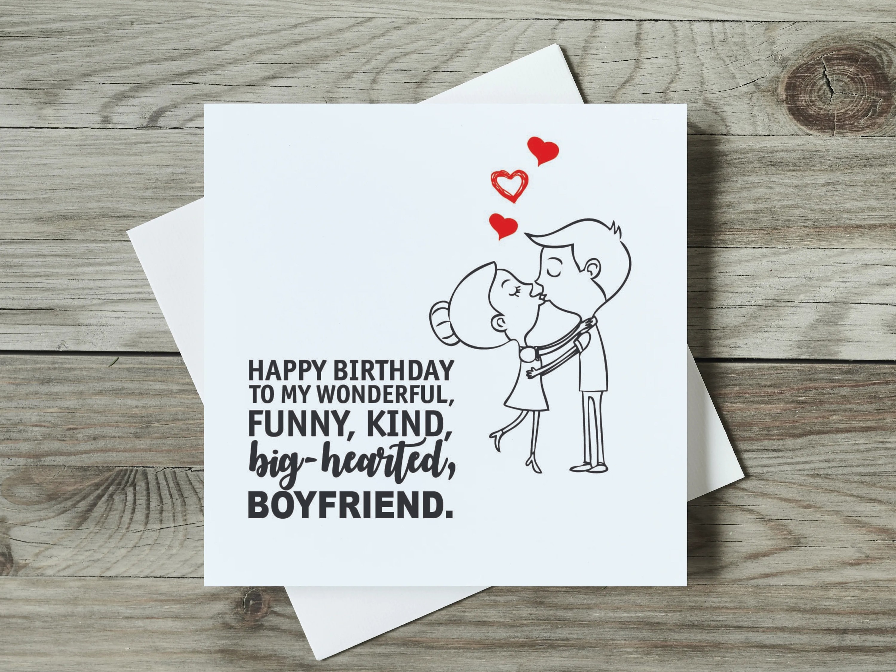 handmade birthday card for boyfriend