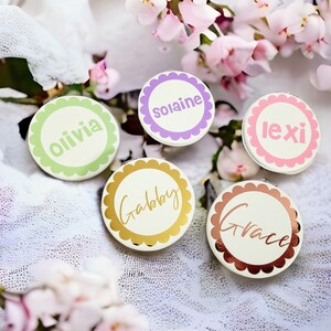 Flower Girl Proposal Mirror - Cute Junior Bridesmaid Gift in Pink, Purple, Gold, Sage - Personalized Pocket Mirror - FGCM02