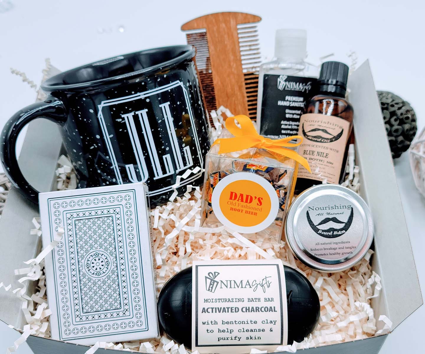  Valentines Day Gifts for Him, Gift Box Basket for Men Who Have  Everything, Boyfriend Husband Valentines Day Gifts for Dad, Unique Mens  Valentines Gift, Birthday Gifts Box Basket for Men 