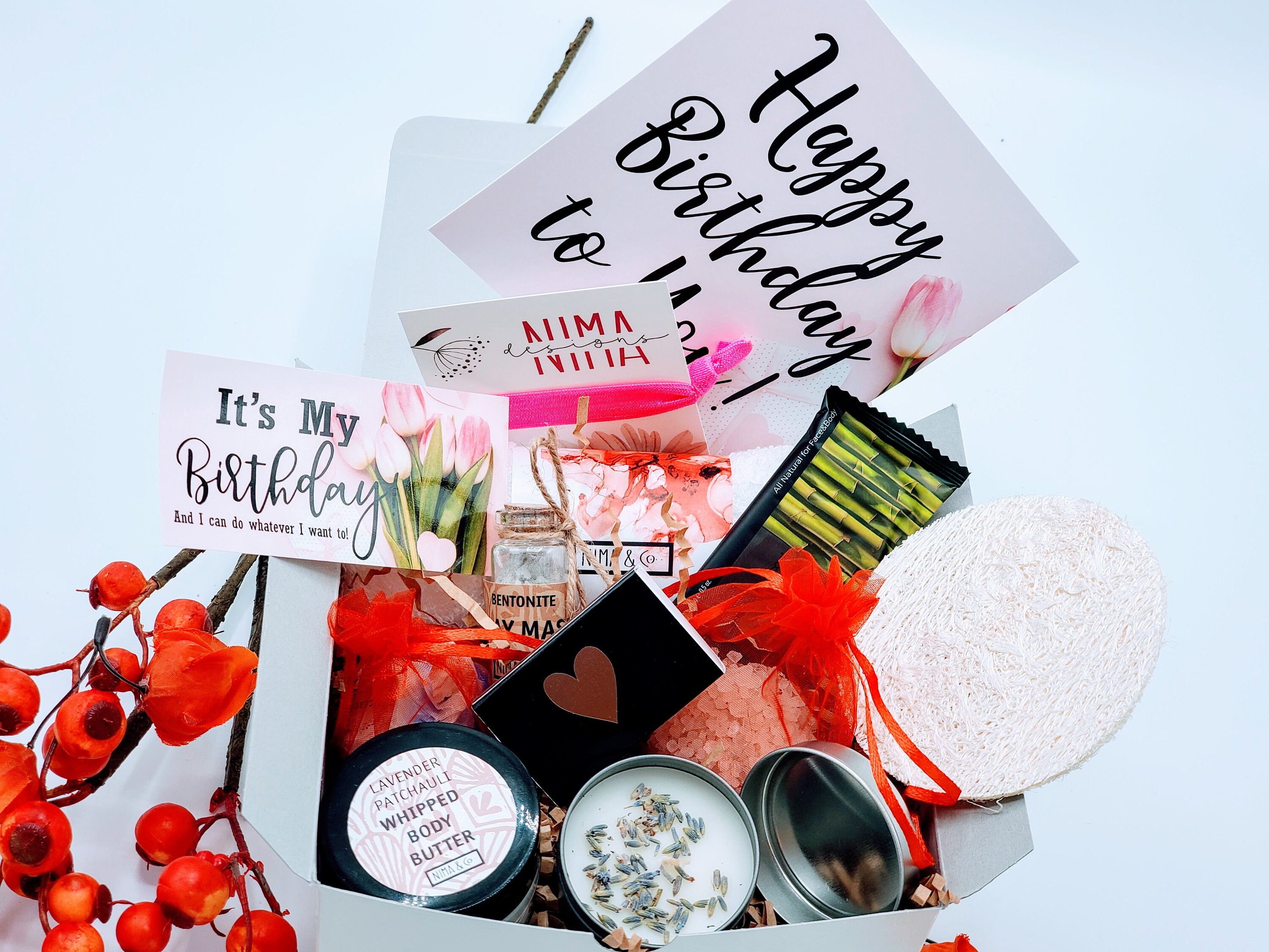 Mini Birthday Gift Box for Her Gift Box for Women Birthday Etsy