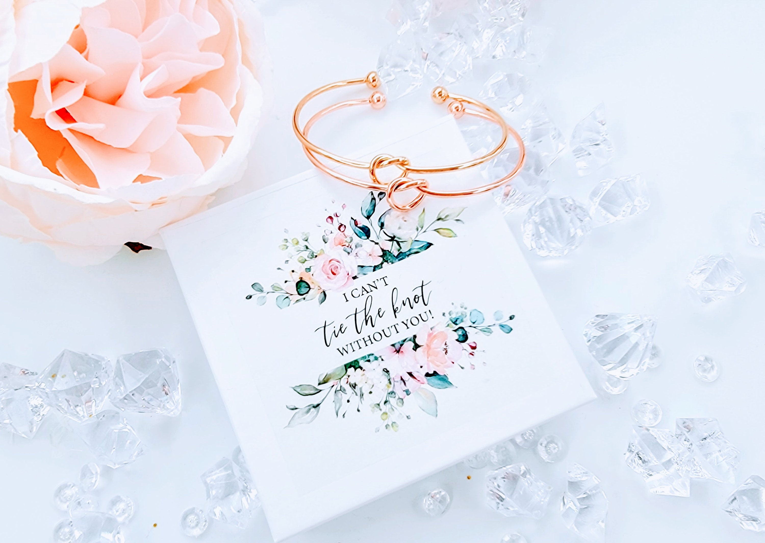 Tie the knot bridesmaid bracelet store