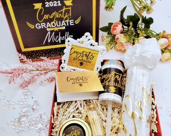 College Graduation Gift Box, Congratulations Graduate Gift, Masters Graduation Gift, Graduation Gift for Him, Graduation Gifts - GGB01