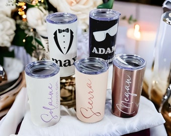 Personalized Flower Girl Tumbler, Custom Skinny Mini Kids Cup
