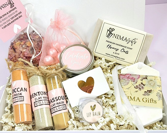 Expecting Mom Gift, Pregnancy Gift Box, Baby Shower Gift, Mom To Be Self Care Gift, Bath Gift Set for New Mom, Gift Basket for Mom - MDGB004