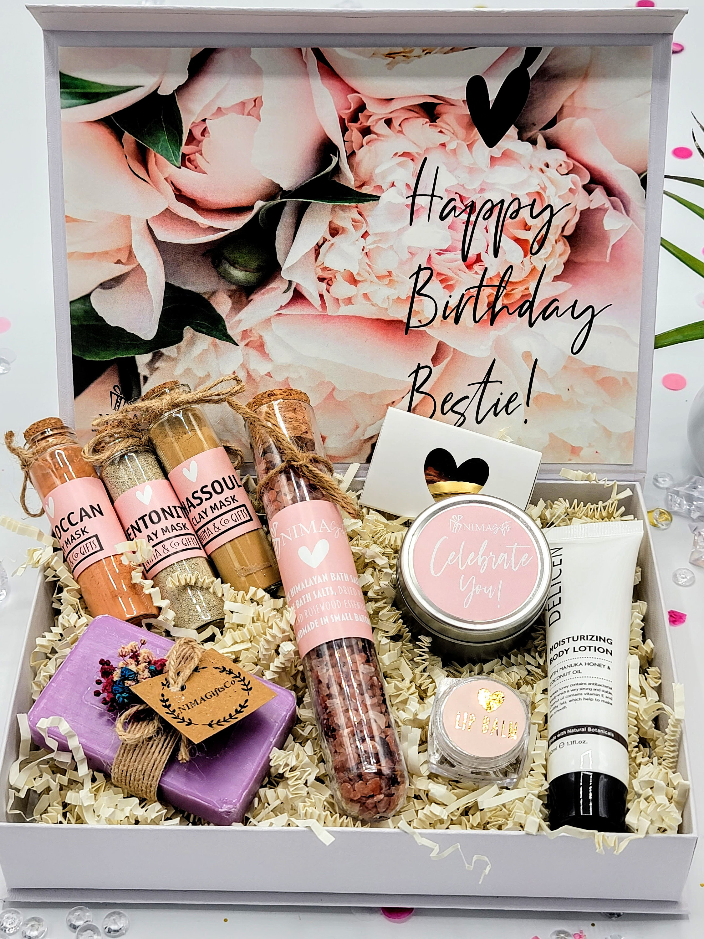 Birthday Gift Box For Her, Birthday Gift for Best Friend, Birthday Gift Box  for Women, Spa Gift Set For Friend, Spa Box Gifts For Mom-SBDS02