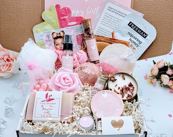 Birthday Gift Box, Spa Gift Basket, Birthday Box Gift for Her, Spa Gift Box, Spa Gift Set For Women Mothers Day Gift Thinking Of You-SBDS05B