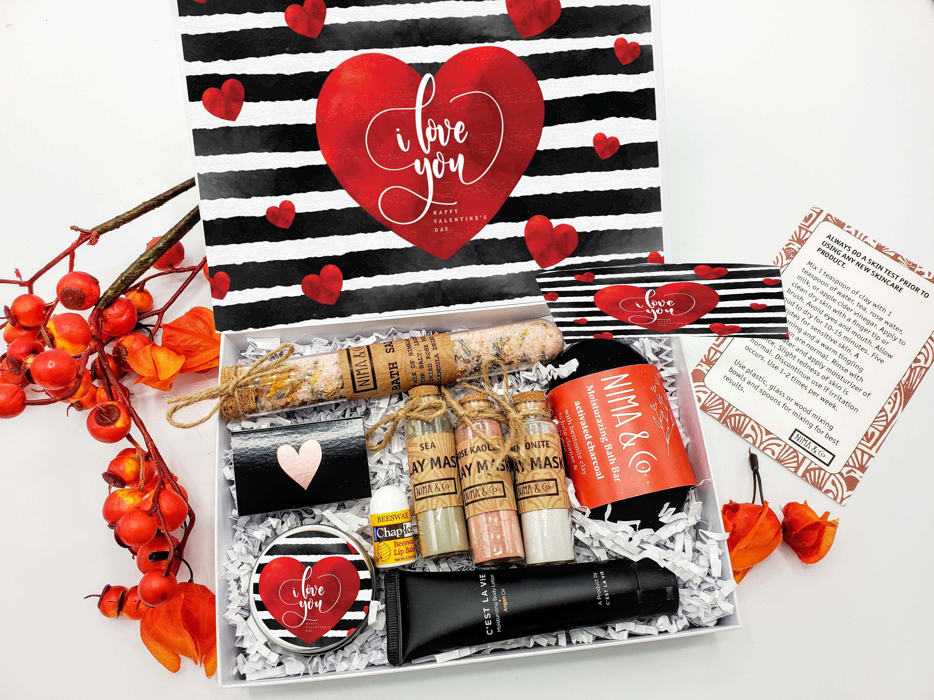 Valentines Day Gift For Her Valentine Gift Box For Women Personalized Spa Gift Set Vdgb07