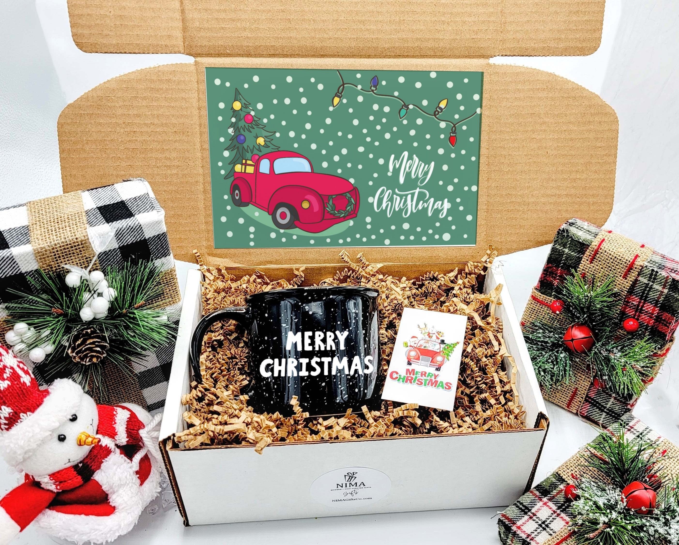 Mug Gift Box, Personalized Christmas Mug, Merry & Bright Gift Box, Chr –  Plant Box Co