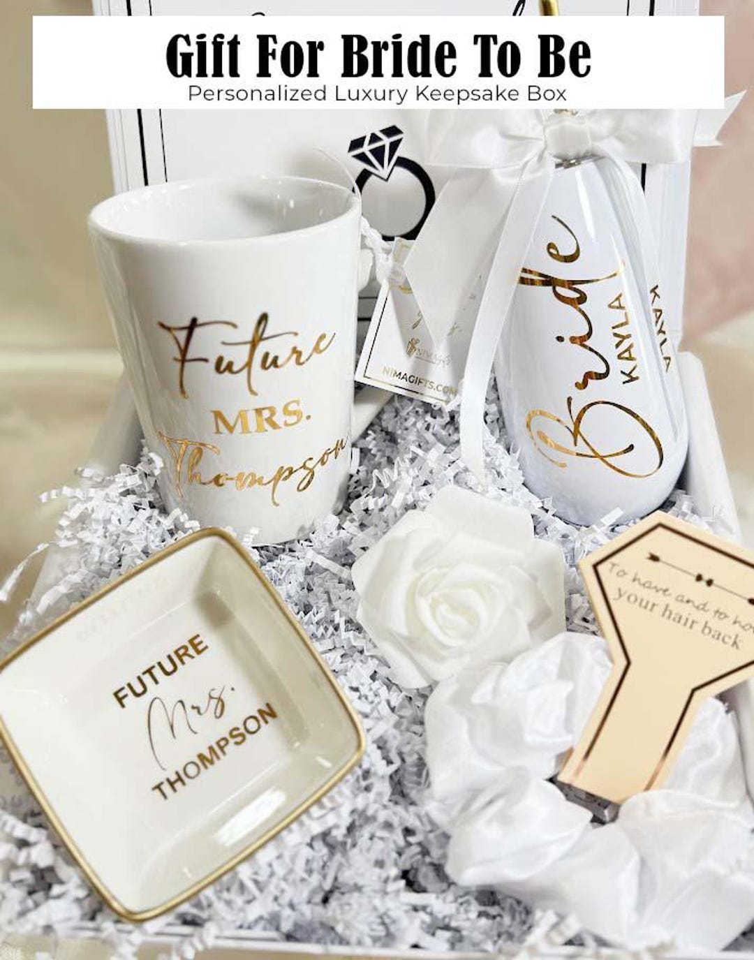 Bride Gift Box | Bride to Be Gift Box | Engagement Gift Box for Bride ...