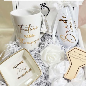 Bride Gift Box | Bride to Be Gift Box | Engagement Gift Box for Bride | Personalized Bridal Shower Gift | BGB005
