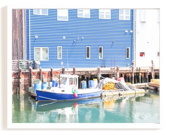 Portland, Maine "Nautical Blue" druckbare Bild