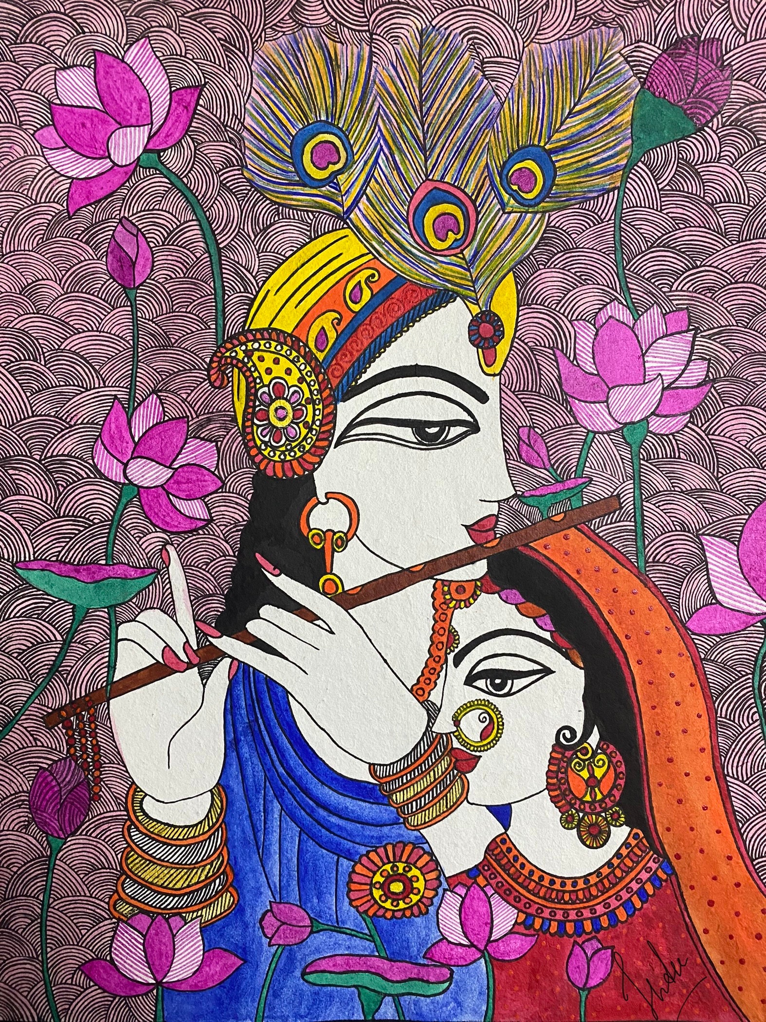 Buy Ramayan Madhubani Paintings - Original Mithila Art | Urbane Yogi