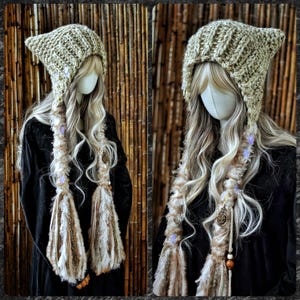 Modèle de bonnet de chat au crochet