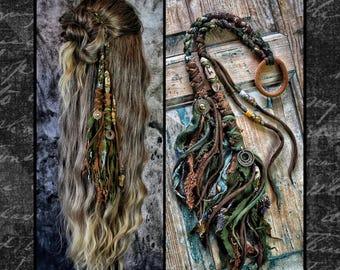 Boho Hair Wrap Tutorial