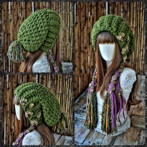 Patrón de crochet para gorro holgado