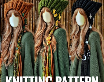 Kitty hat knitting pattern