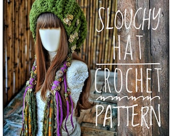 Slouchy Bommelmütze mit Häkelanleitung
