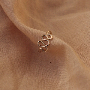 Serpent Ear Cuff: Sterling Silver Snake Conch, No Piercing