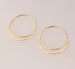 Sun and moon, Crescent hoops, 1 inch hoop, gold hoop earrings, yellow or rose goldfilled hoops, 14 k gold,  Labor Day sale 