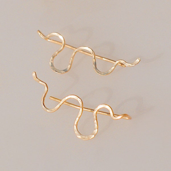 Snake Earrings - Etsy