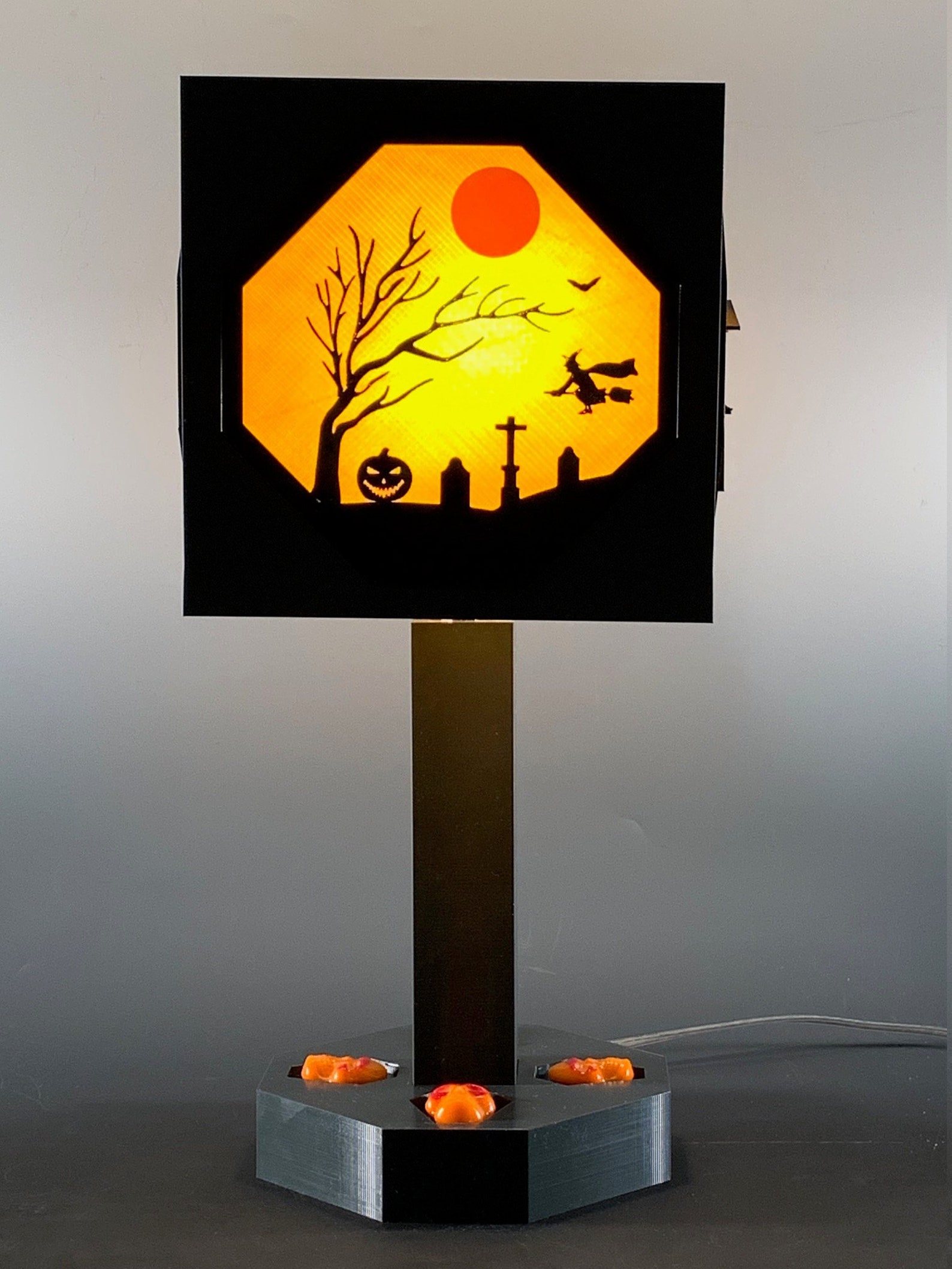 Halloween Table Lamp Etsy