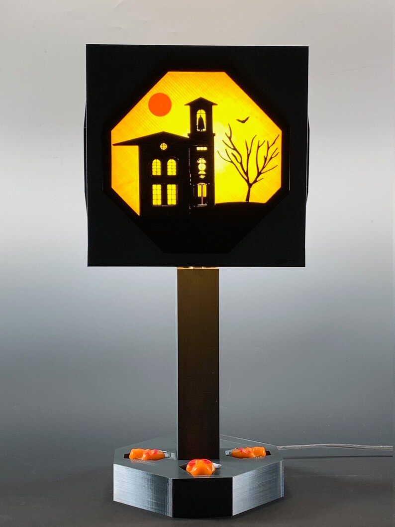 Halloween Table Lamp Etsy