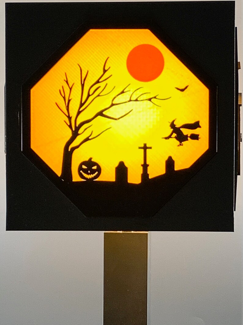 Halloween Table Lamp Etsy