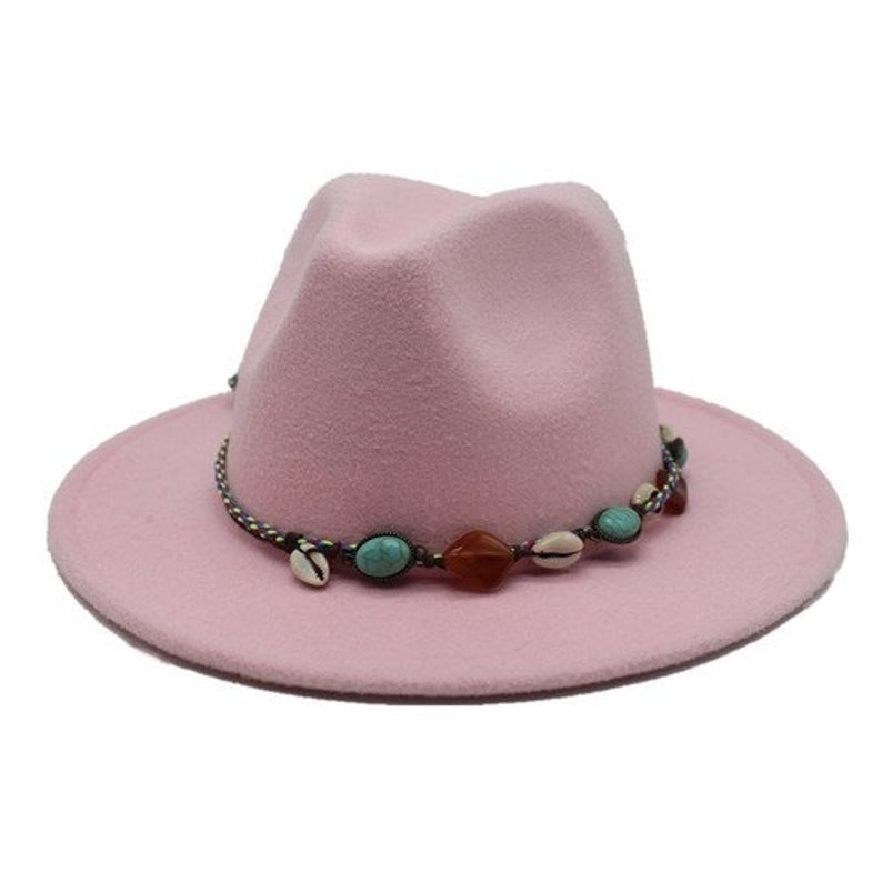 Wool Women Men Felt Fedora Hat With Tassel Bohemia Ribbon Elegant Lady Winter Autumn Jazz Church Godfather Sombrero Caps