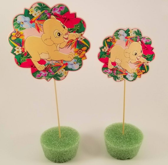 Lion King Nala Baby Shower Centerpieces Lion King Baby Shower Etsy