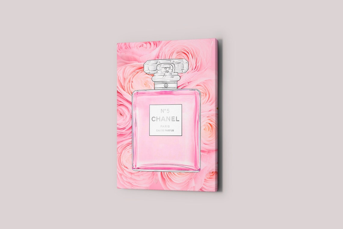 Fashion Wall Art Perfume Bottle Prints Fashion Canvas Wall Art Etsy